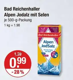 V Markt Bad reichenhaller alpen jodsalz mit selen Angebot