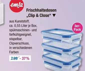 V Markt Emsa frischhaltedosen „clip & close“ Angebot