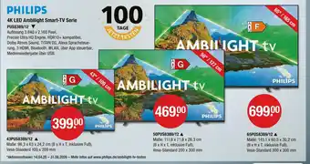 V Markt Philips 4k led ambilight smart-tv serie Angebot