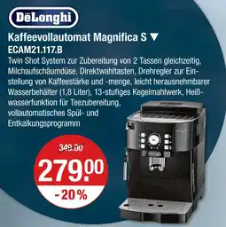 V Markt Delonghi kaffeevollautomat magnifica s Angebot