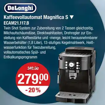 V Markt Delonghi kaffeevollautomat magnifica s Angebot