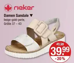 V Markt Rieker damen sandale Angebot
