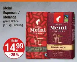V Markt Julius meinl espresso Angebot
