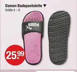 V Markt Puma damen badepantolette Angebot