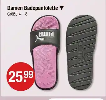 V Markt Puma damen badepantolette Angebot