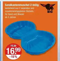 V Markt Big sandkastenmuschel 2-teilig Angebot