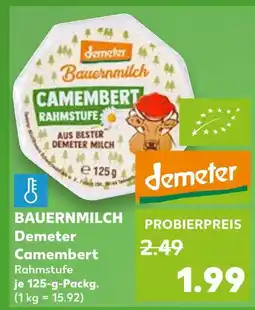 Kaufland Demeter camembert Angebot