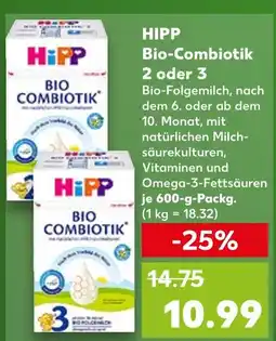 Kaufland Hipp bio-combiotik 2 oder 3 Angebot