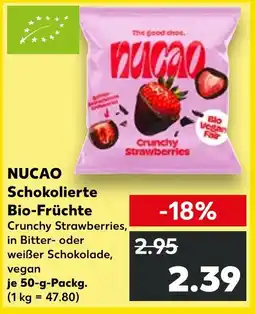 Kaufland Nucao crunchy strawberries Angebot