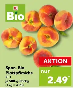 Kaufland Bio span. bio-plattpfirsiche Angebot