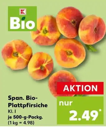 Kaufland Bio span. bio-plattpfirsiche Angebot