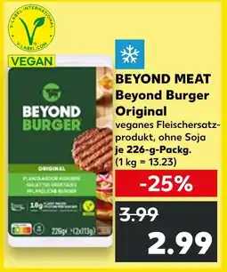 Kaufland Beyond meat beyond burger original Angebot