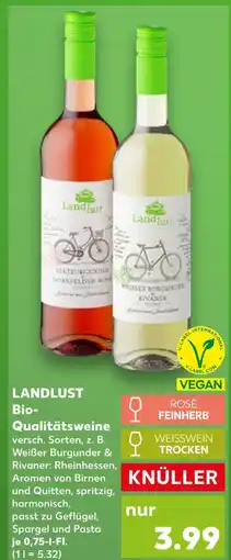 Kaufland Landlust spätburgunder dornfelder rosé Angebot