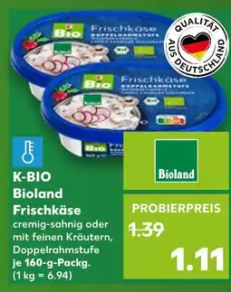 Kaufland Bioland frischkäse Angebot