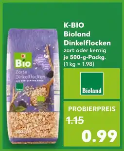 Kaufland K-bio bioland dinkelflocken Angebot