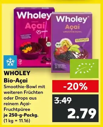 Kaufland Wholey bio-açaí Angebot