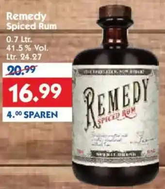 Hol'ab Getränkemarkt Remedy Spiced Rum Angebot