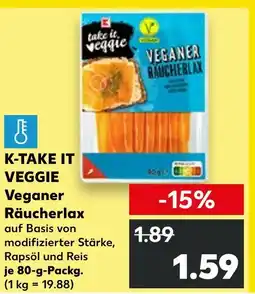 Kaufland K-take it veggie veganer räucherlax Angebot