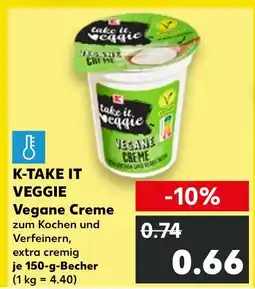 Kaufland K-take it veggie vegane creme Angebot