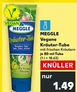 Kaufland Meggle vegane kräuter-tube Angebot