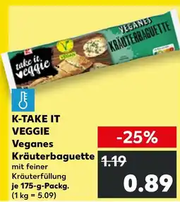 Kaufland K-take it veggie veganes kräuterbaguette Angebot