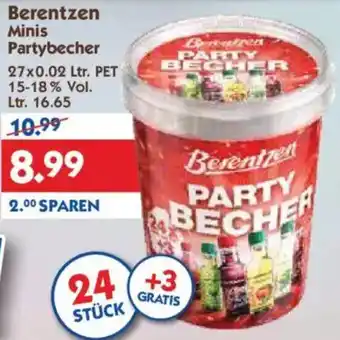 Hol'ab Getränkemarkt Berentzen Minis Partybecher Angebot