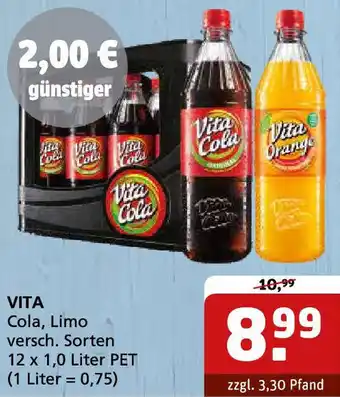 Getränke Quelle VITA Cola, Limo Angebot