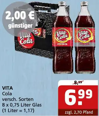 Getränke Quelle VITA Cola Angebot