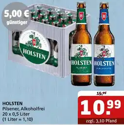 Getränke Quelle HOLSTEN Pilsener, Alkoholfrei Angebot