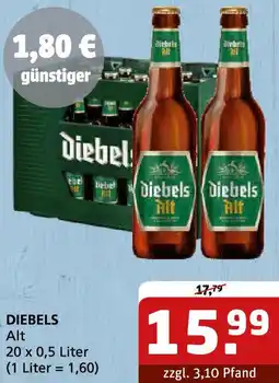 Getränke Quelle DIEBELS Alt Angebot
