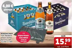Getränke Quelle BENEDIKTINER Hell, Weißbier Angebot