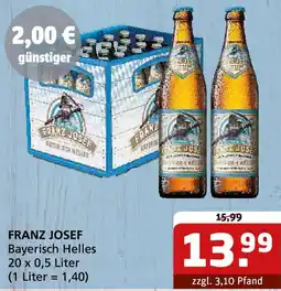 Getränke Quelle FRANZ JOSEF Bayerisch Helles Angebot