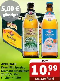 Getränke Quelle APOLDAER Domi Pils Spezial Angebot