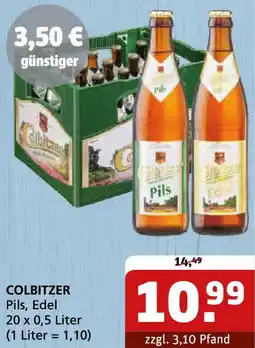 Getränke Quelle COLBITZER Pils, Edel Angebot