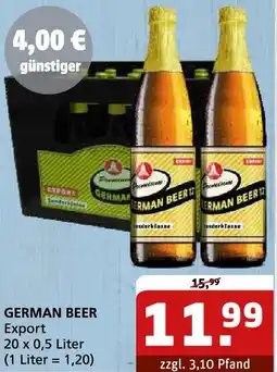 Getränke Quelle GERMAN BEER Export Angebot