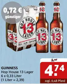 Getränke Quelle GUINNESS Hop House 13 Lager Angebot