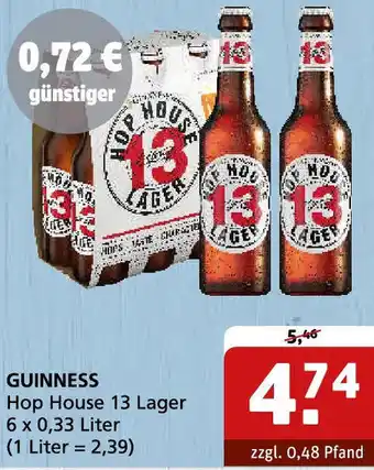 Getränke Quelle GUINNESS Hop House 13 Lager Angebot