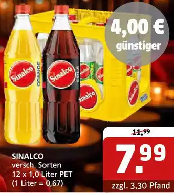 Getränke Quelle Sinalco Angebot