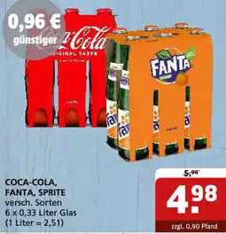 Getränke Quelle Coca-cola, fanta, sprite Angebot