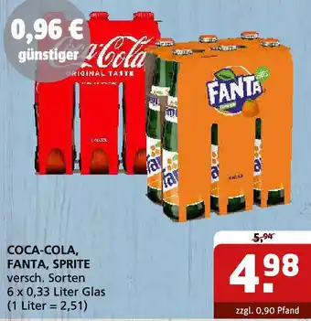 Getränke Quelle Coca-cola, fanta, sprite Angebot