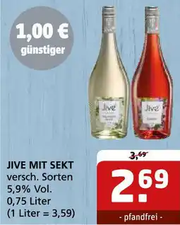 Getränke Quelle Jive mit sekt Angebot