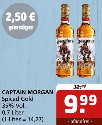 Getränke Quelle CAPTAIN MORGAN Spiced Gold Angebot