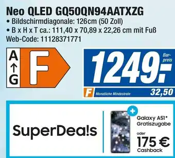 expert Octomedia Neo QLED GQ50QN94AATXZG Angebot