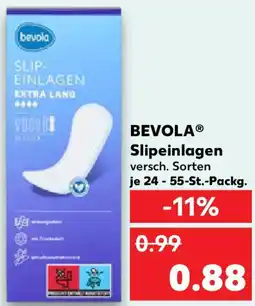 Kaufland BEVOLA Slipeinlagen Angebot