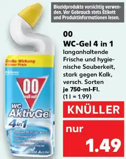 Kaufland 00 WC-Gel 4 in 1 Angebot