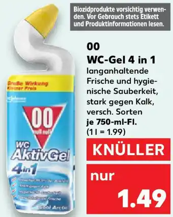 Kaufland 00 WC-Gel 4 in 1 Angebot