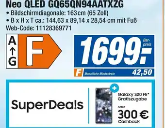 expert Octomedia Neo QLED GQ65QN94AATXZG Angebot