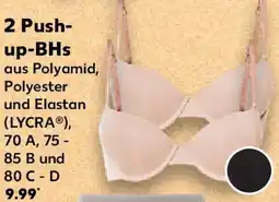 Kaufland 2 Push-up BHs Angebot