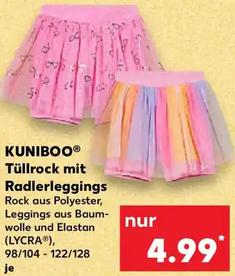 Kaufland KUNIBOO Tüllrock mit Radlerleggings Angebot