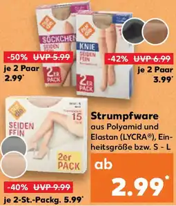 Kaufland Strumpfware Angebot